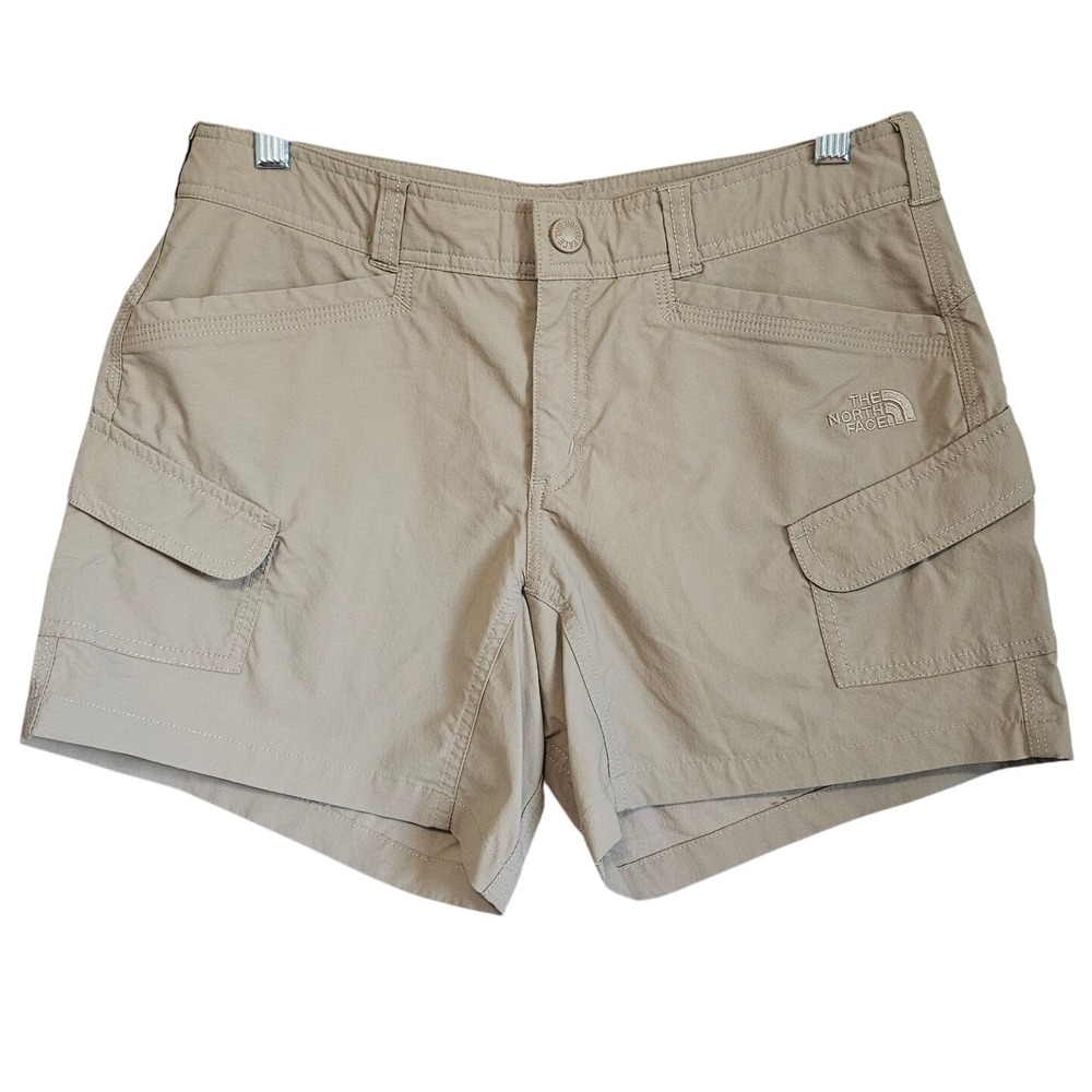 The North Face‎ Shorts Womens Size 6 Beige Hiking Packable Camping Gorpcore